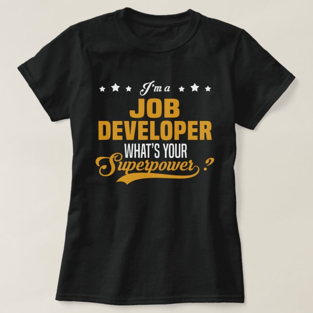 Job Developer T-Shirt (Design Front)