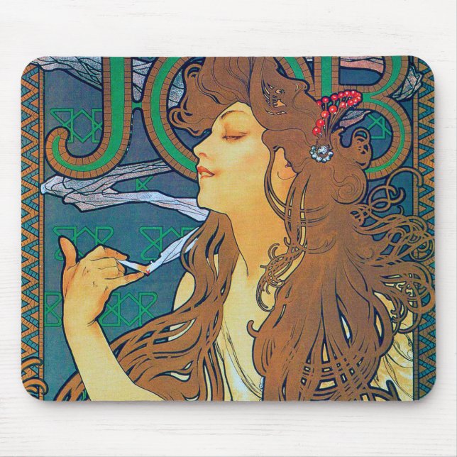 JOB, Mucha Mouse Pad (Front)