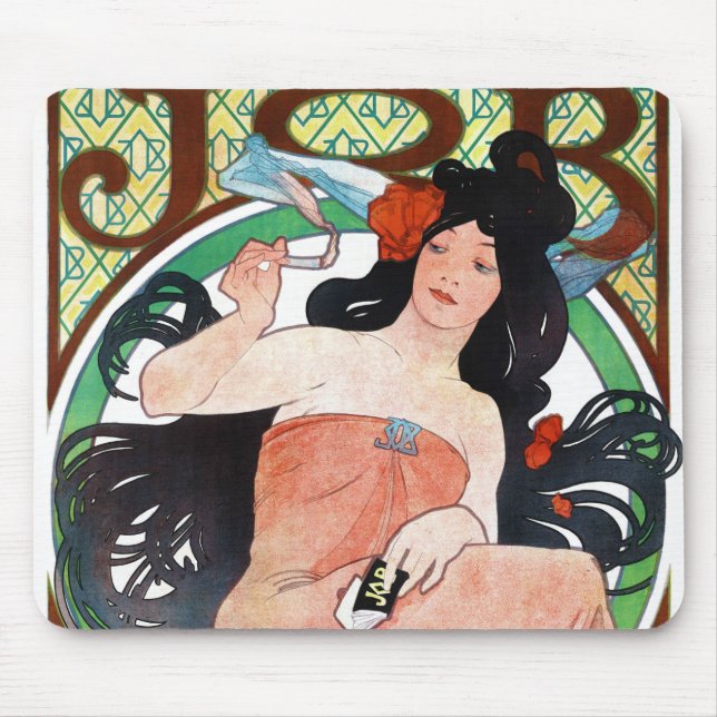 JOB, Mucha Mouse Pad (Front)