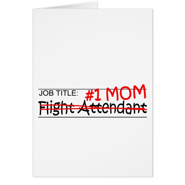 Job Mum Flight Attendant (Front)
