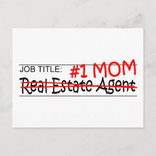 Job Mum Real Estate Postcard
