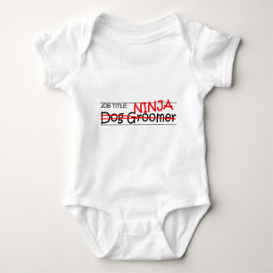 Job Title Ninja - Dog Groomer Baby Bodysuit