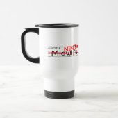 Job Title Ninja - Midwife Travel Mug (Left)