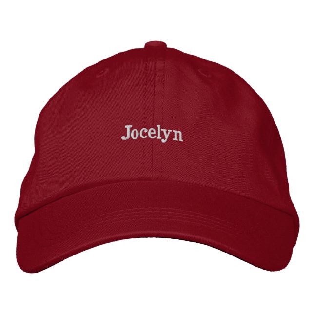 Jocelyn- Customise your own cap name (Front)