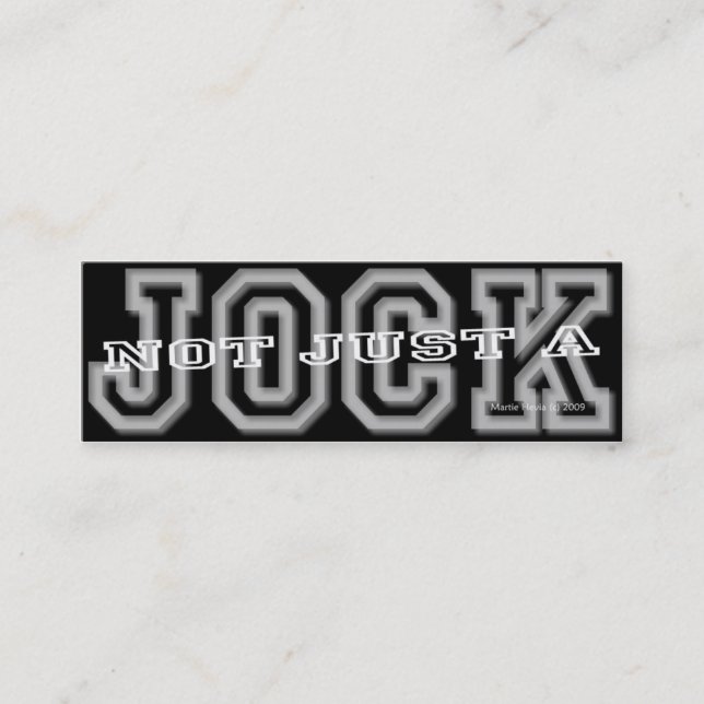 Jock - Social Media Personal Card (Front)