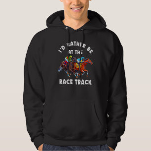 Jockey Horse Race Horses Racing Derby Equestrian H Hoodie