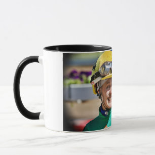 Jockey, Jackie Davis Coffee Mug