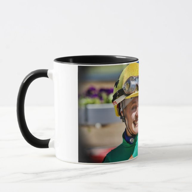 Jockey, Jackie Davis Coffee Mug (Left)
