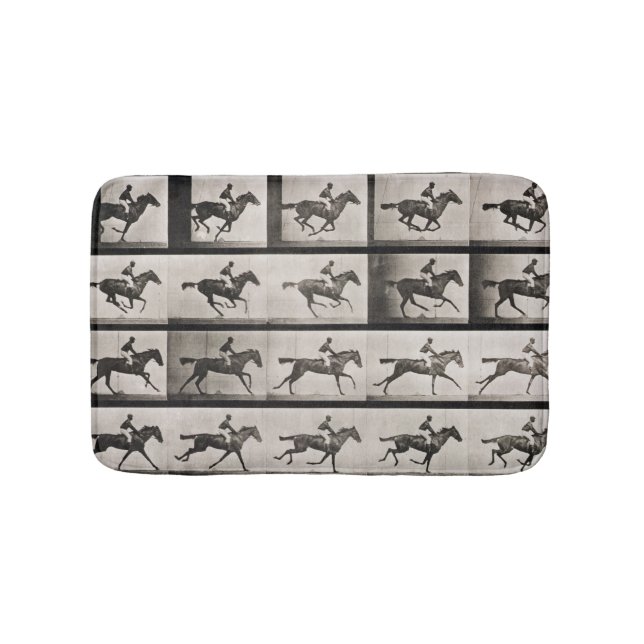 Jockey on a galloping horse, plate 627 from 'Anima Bath Mat (Front)