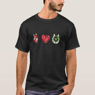 Jockey Peace Love Horse Racing T-Shirt