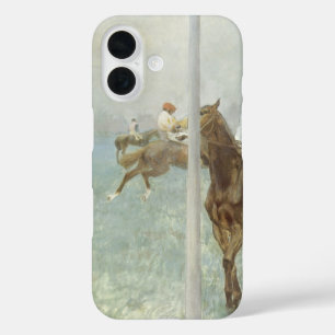 Jockeys Before the Race by Edgar Degas iPhone 16 Case