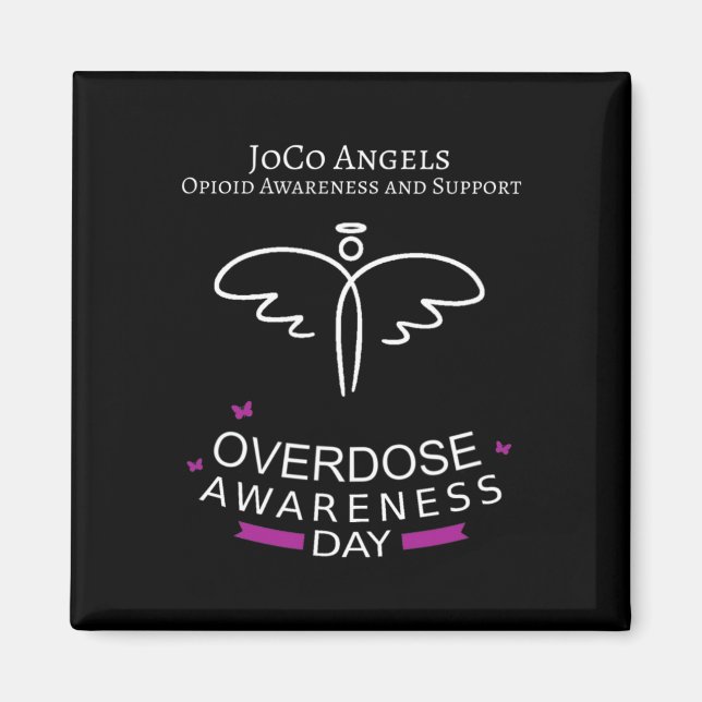 Joco Angels Overdose Awareness Day  Magnet (Front)
