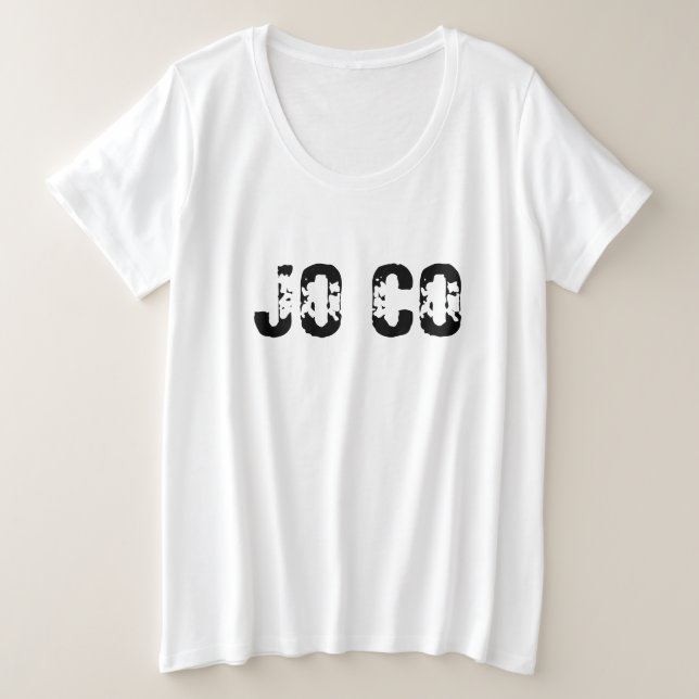 JOCO Johnston County Plus Size T-Shirt (Design Front)