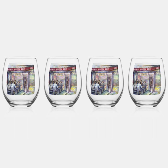 Jocund Stemless Wine Glass (Front)