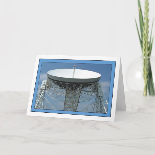 Jodrell Bank Greetings Card (Front)