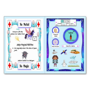 Jody - Jodium (Iodine) Horn Unicorn Trading Card