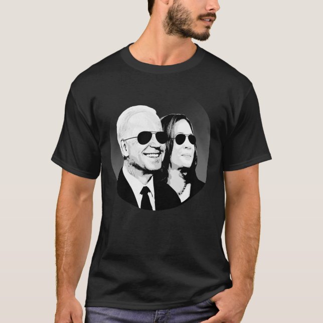 Joe and Kamala Aviators T-Shirt (Front)