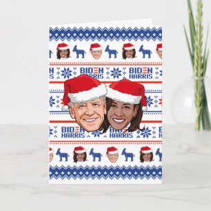 Joe and Kamala Christmas Card
