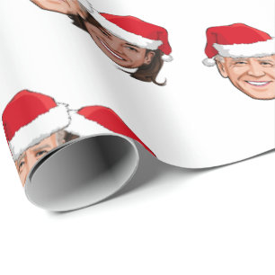 Joe and Kamala Christmas Wrapping Paper