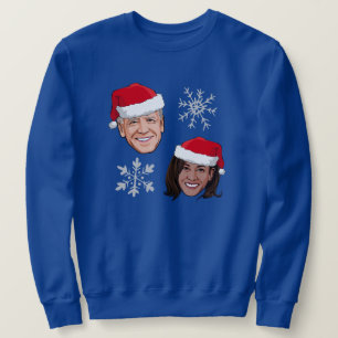 JOE AND KAMALA SNOWFLAKES SWEATSHIRT