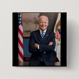 Joe Biden 15 Cm Square Badge