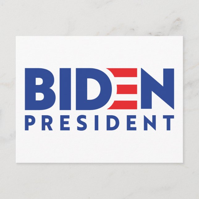 Joe Biden 2020 Biden for President Postcard (Front)