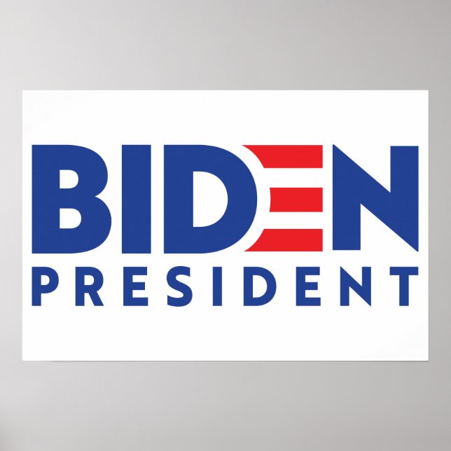 Joe Biden 2020 Biden for President Poster (Front)