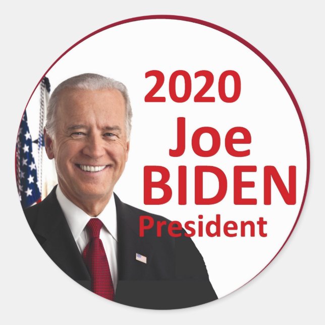 Joe BIDEN 2020 Classic Round Sticker (Front)
