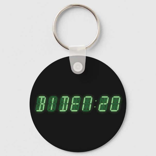 Joe Biden 2020 Digital Clock Key Ring (Front)