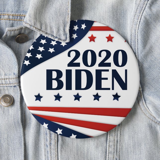 Joe Biden 2020 Election 6 Cm Round Badge (In Situ)