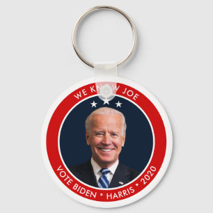 Joe Biden 2020 Election Campaign with Photo Key Ring