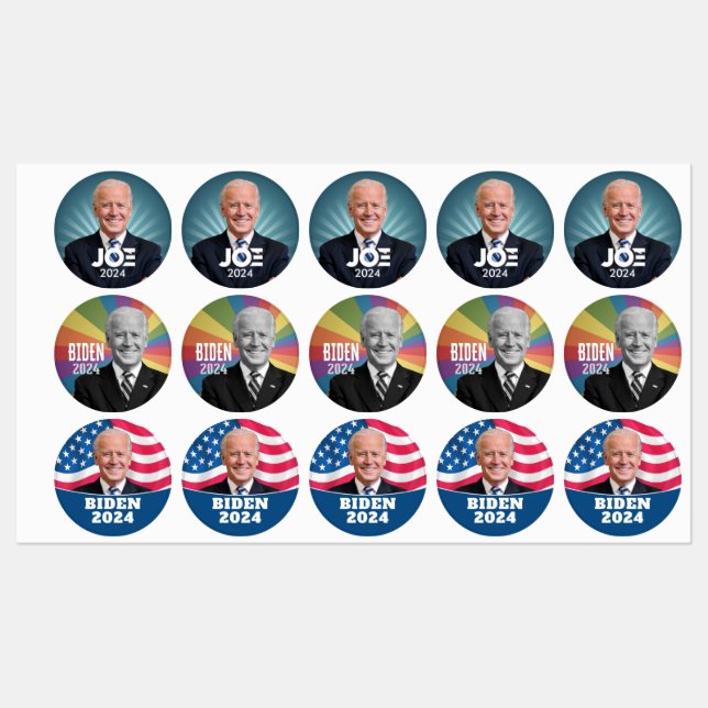 Joe Biden 2024 - 3 Campaign Versions (Sheet)