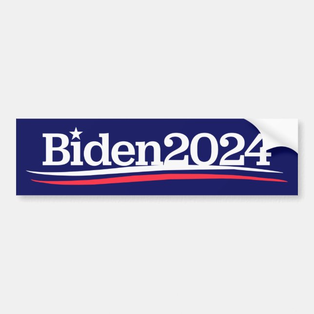 Joe Biden 2024 Bumper Sticker (Front)