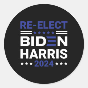 Joe Biden 2024 Democrats  Classic Round Sticker