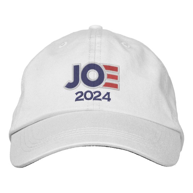 Joe Biden 2024 - Just Joe Embroidered Baseball Cap (Front)