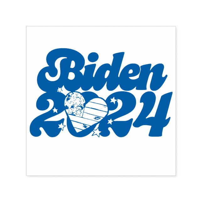 Joe Biden 2024 Vote Election Democrat              Self-inking Stamp (Design)