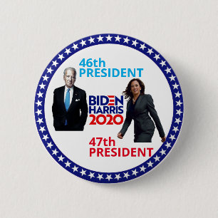 Joe Biden 46th President 6 Cm Round Badge