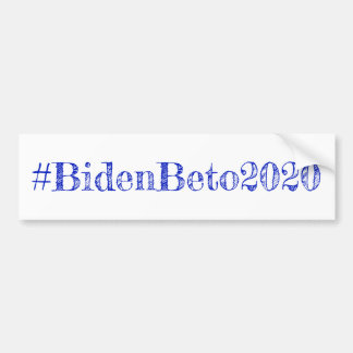 Joe Biden and Beto O'Rouke in 2020 Bumper Sticker