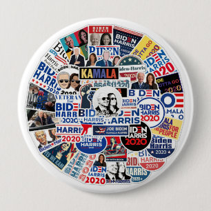 Joe Biden and Kamala Harris 2020 10 Cm Round Badge