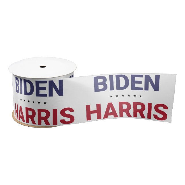 Joe Biden and Kamala Harris (2020 US Election) Satin Ribbon (Spool)