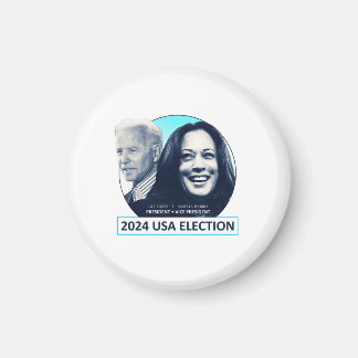 Joe Biden and Kamala Harris 2024 USA ELECTION Magnet