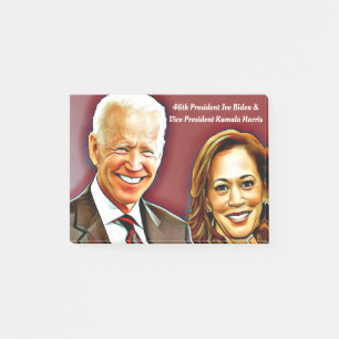 Joe Biden and Kamala Harris_ 46th President_ Post-it Notes