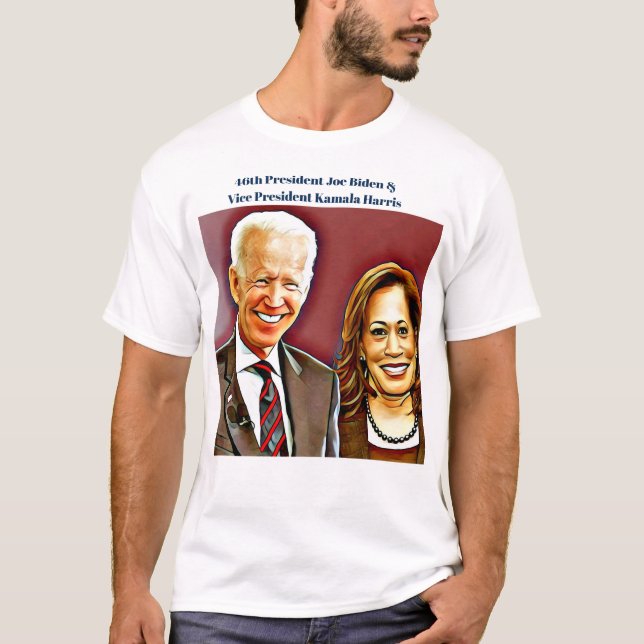 Joe Biden and Kamala Harris_ 46th President_ T-Shirt (Front)