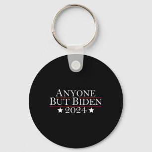 Joe Biden Anyone But Biden 2024 Trump  Key Ring