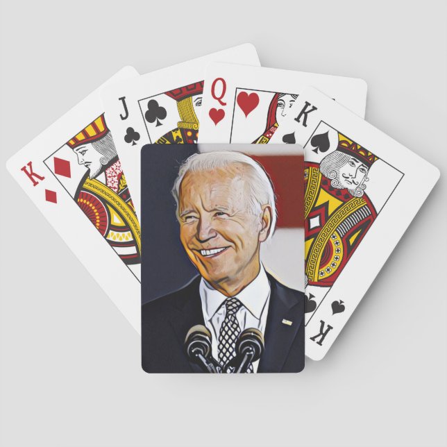Joe Biden Art Playing Cards (Back)