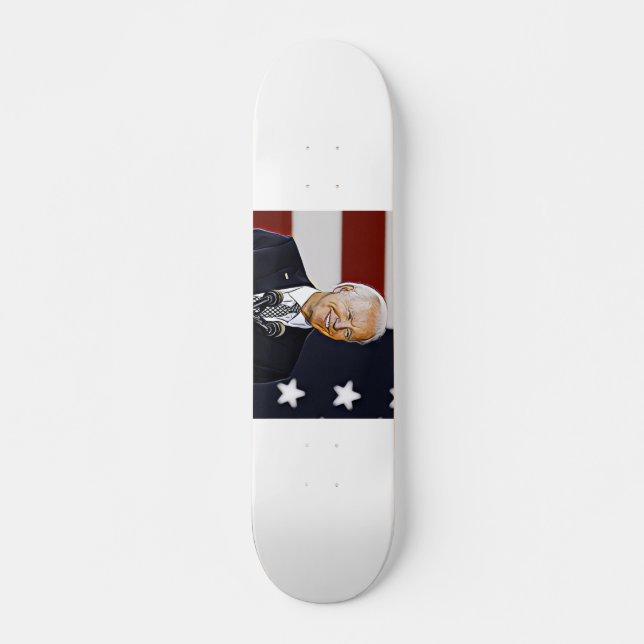 Joe Biden Art Skateboard (Front)