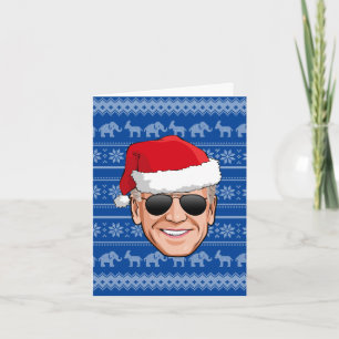 Joe Biden Aviators Holiday Card