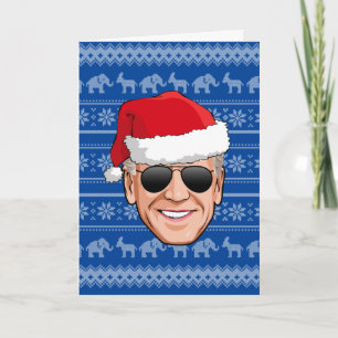 Joe Biden Aviators Holiday Card