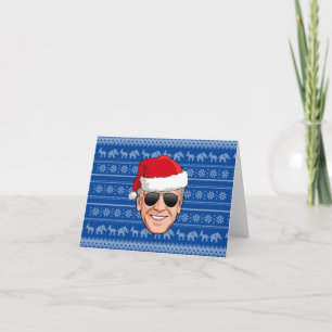 Joe Biden Aviators Holiday Thank You Card