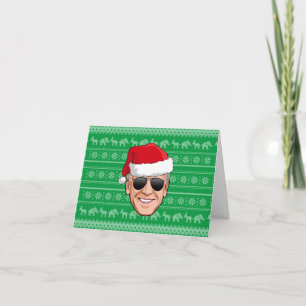 Joe Biden Aviators Holiday Thank You Card